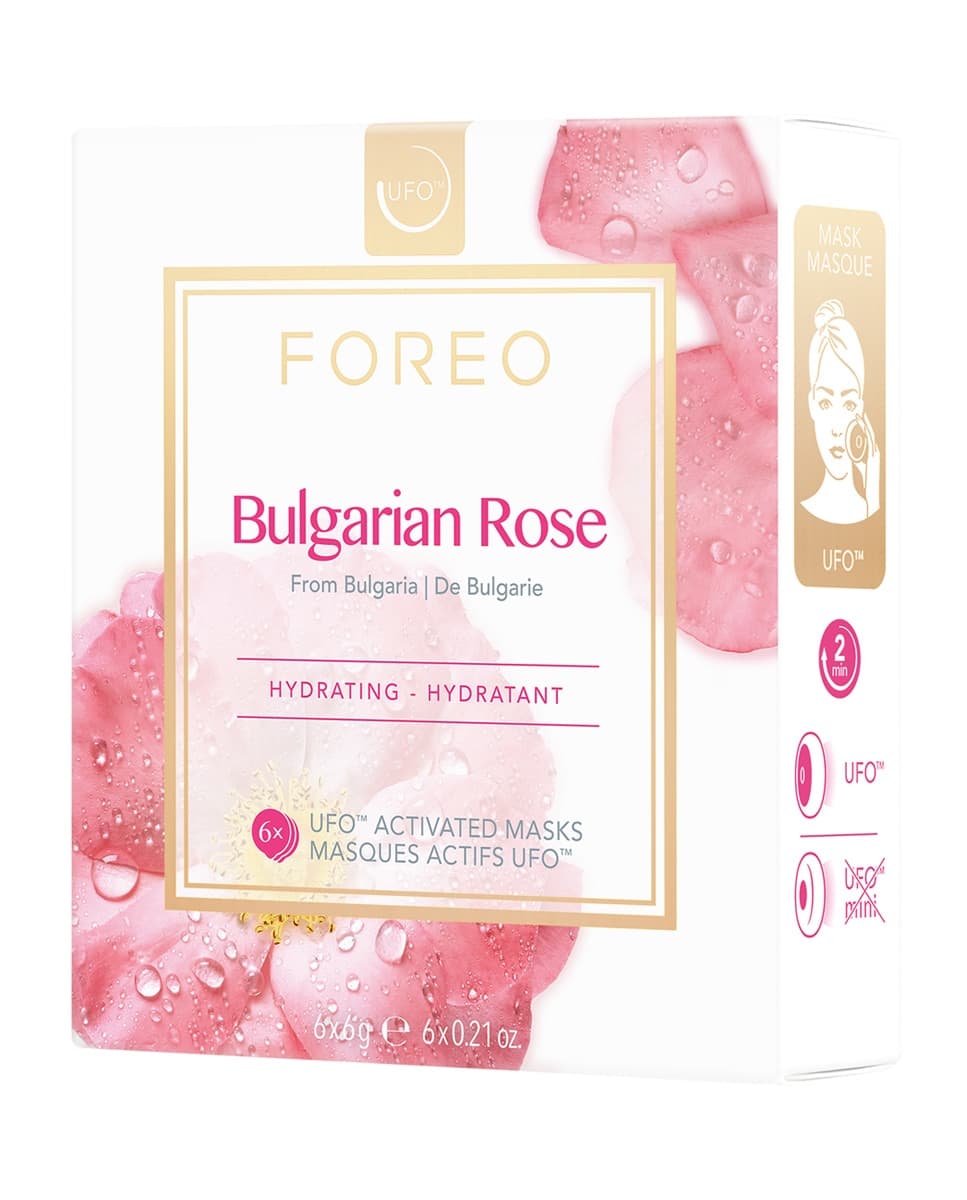 FOREO - Mascarilla facial hidratante para UFO Bulgarian Rose FOREO.