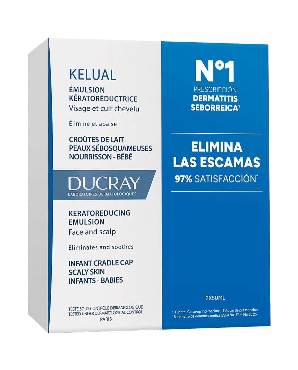 Ducray - Crema Para La Costra Láctea Kelual Emulsión Queratorreductora Ducray.