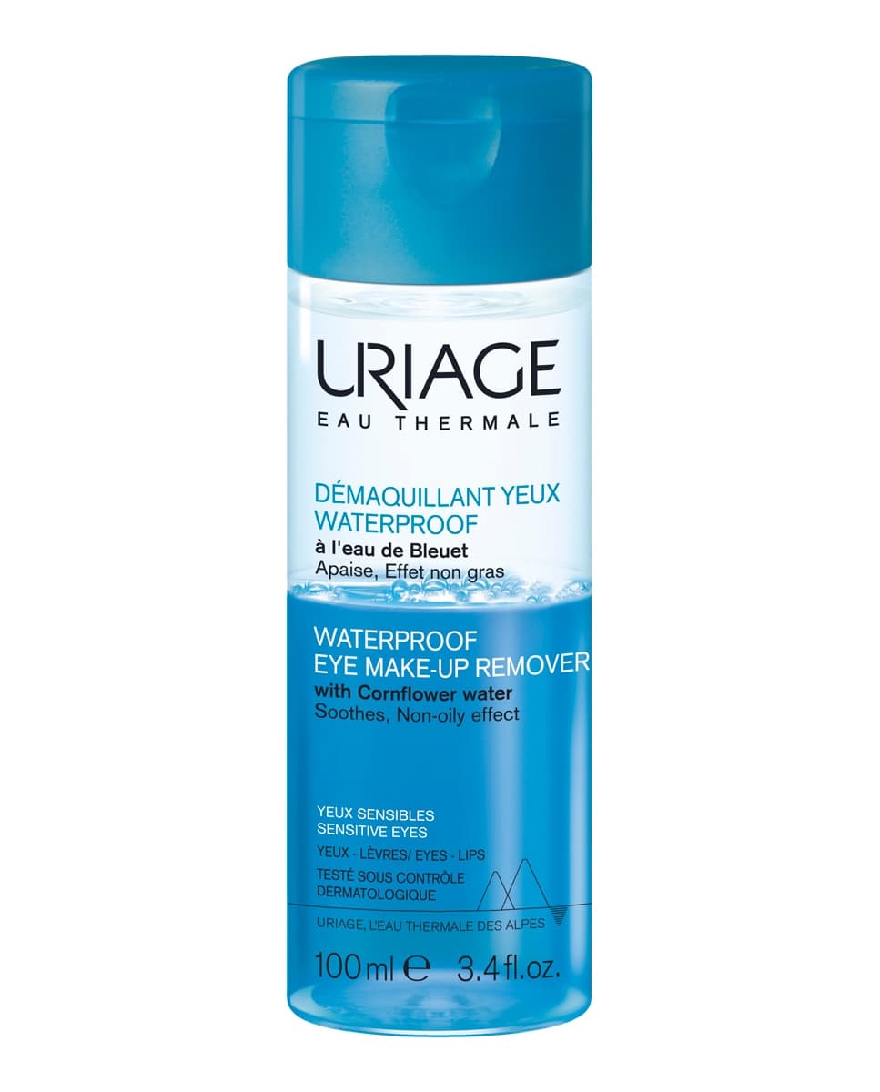 Uriage - Desmaquillante De Ojos Waterproof De Uriage Con Agua De Aciano 100 ml Uriage.