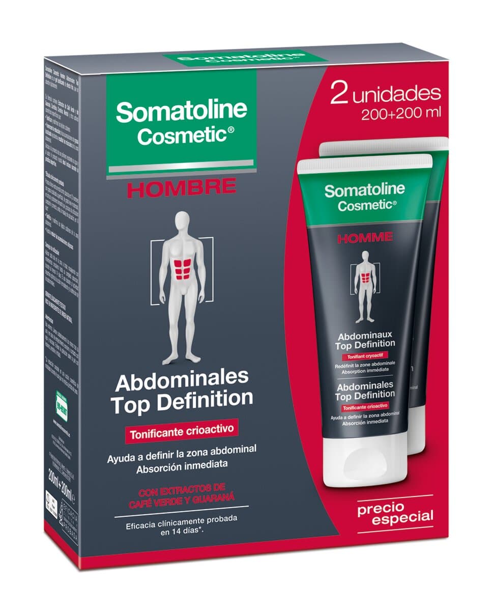 Somatoline - Abdominales Top Definition Duplo 2x200 ml Somatoline Cosmetic.