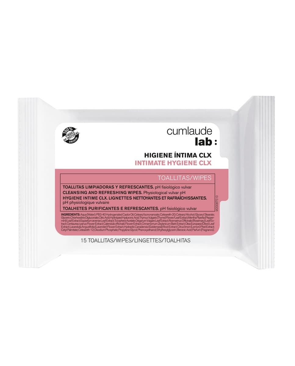 Cumlaude Lab - Toallitas Higiene Íntima CLX Cumlaude Lab.