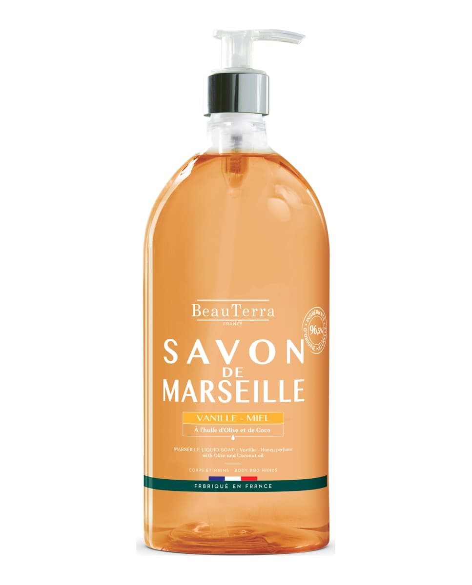 Beauterra - Jabón Marsella Vainilla Miel 1 l Beauterra.