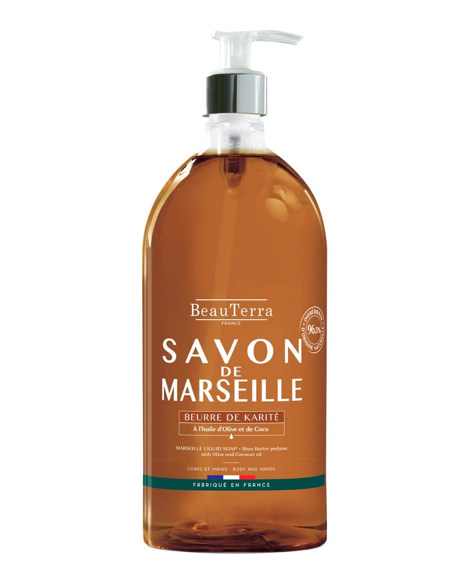 Beauterra - Jabón Marsella Karité 1 l Beauterra.