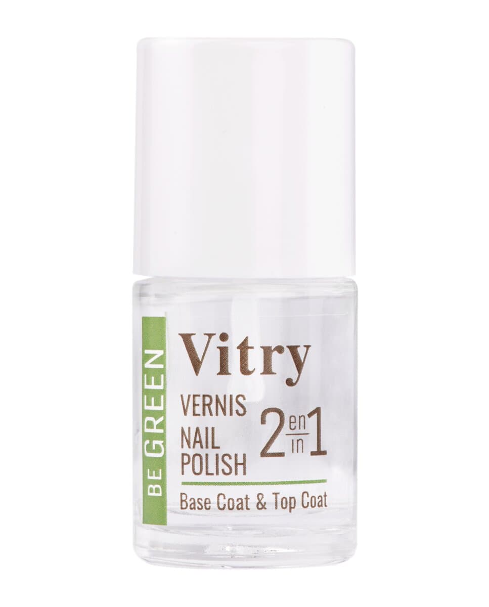 Vitry - Esmalte Be Green 2 en 1 Base Coat & Top Coat Vitry.