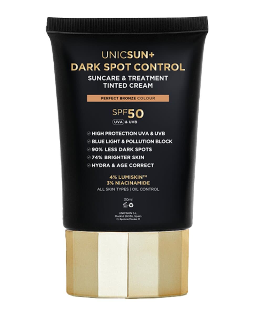 Unicskin - Protector Solar Urbano Spf50 Con Color y Antimanchas Antiedad 30 ml Unicskin.