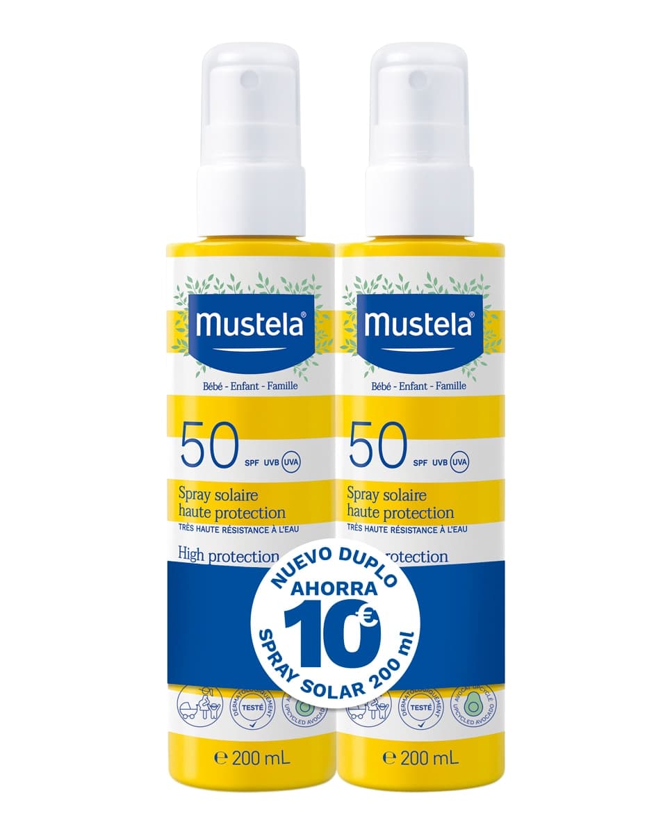 Mustela - Spray solar alta protección SPF 50 200 ml Mustela.