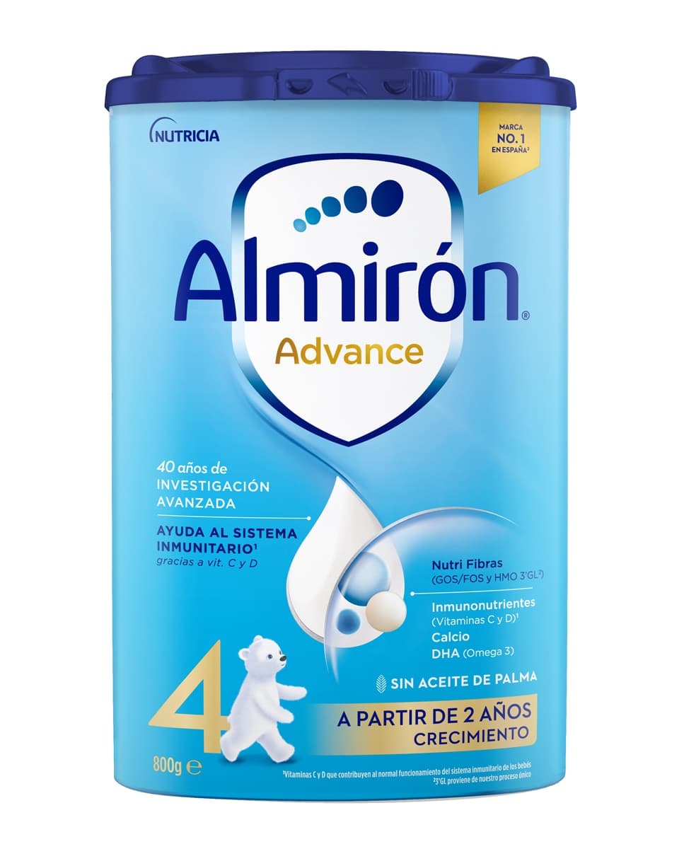 Almirón Advance - Leche infantil de crecimiento desde 2 años en polvo 800 g Almirón Advance 4.