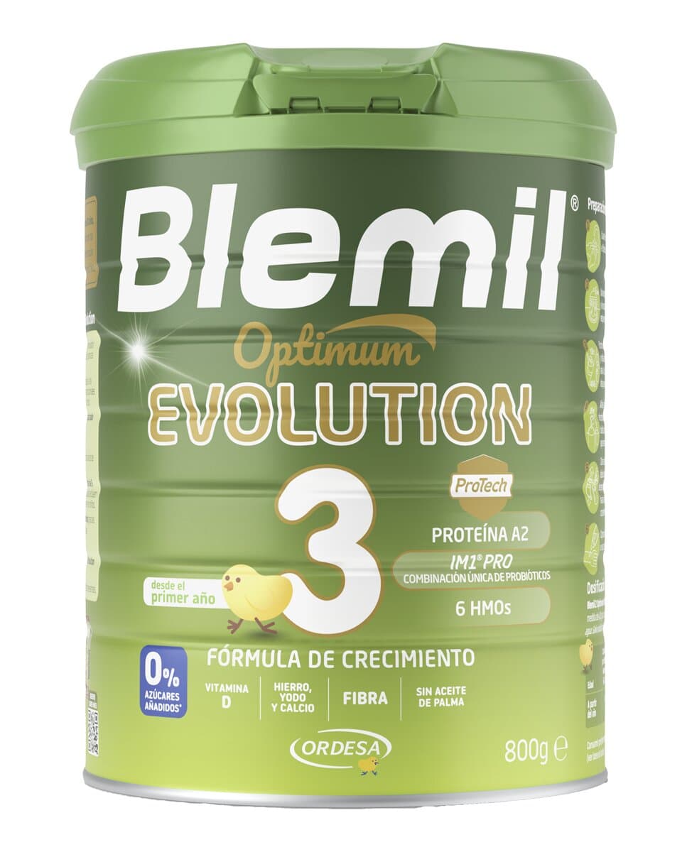 Blemil - Leche infantil de crecimiento Blemil 3 Optium Evolution de 1 a 3 años 800 gr Blemil.