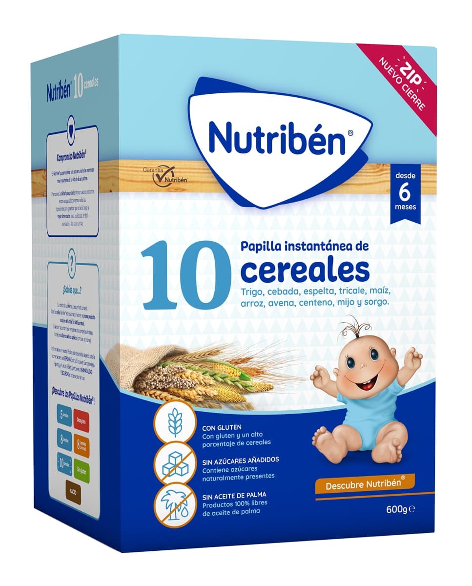 Nutribén® - Papilla 10 Cereales Nutribén.