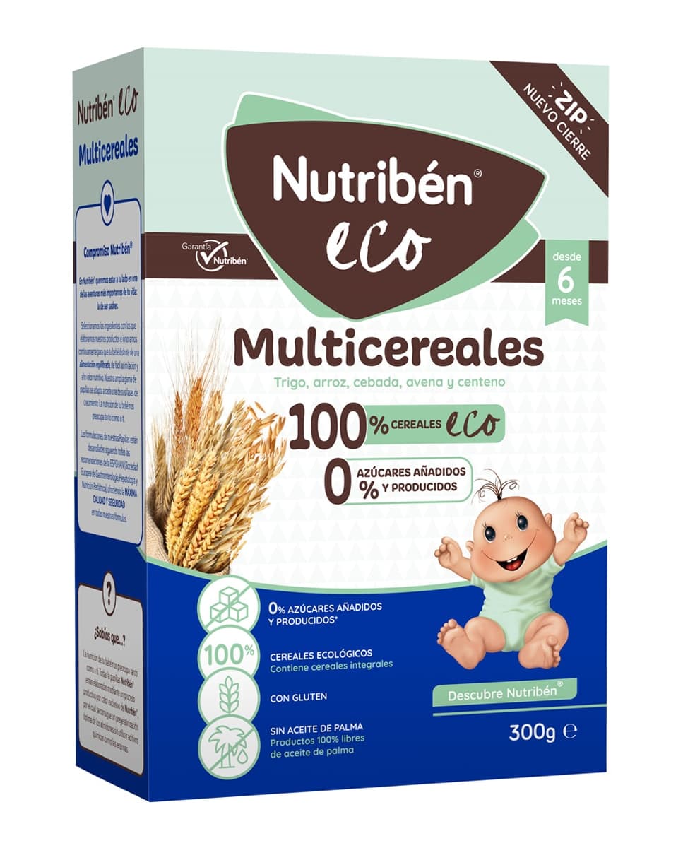 Nutribén® - Papilla Eco Multicereales 300 g Nutribén.