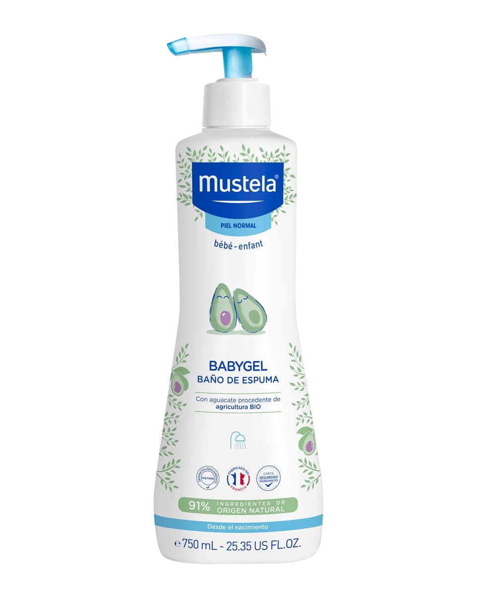 Mustela - Babygel Baño de espuma bébé Mustela.