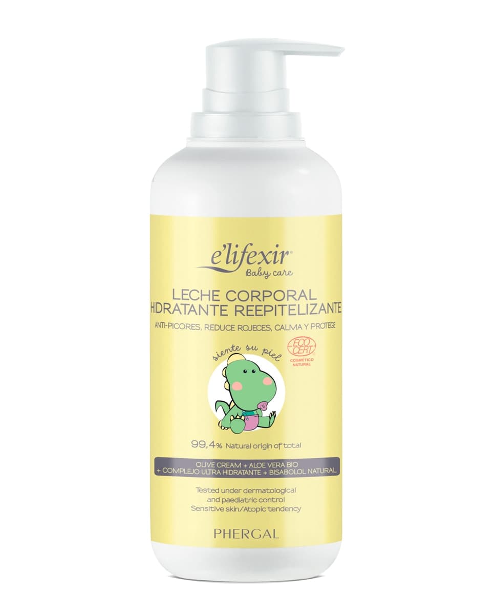 E'lifexir - Leche Corporal Reepitelizante Hidratante Piel Sensible Bebé Elifexir Baby Care 400 ml Elifexir.