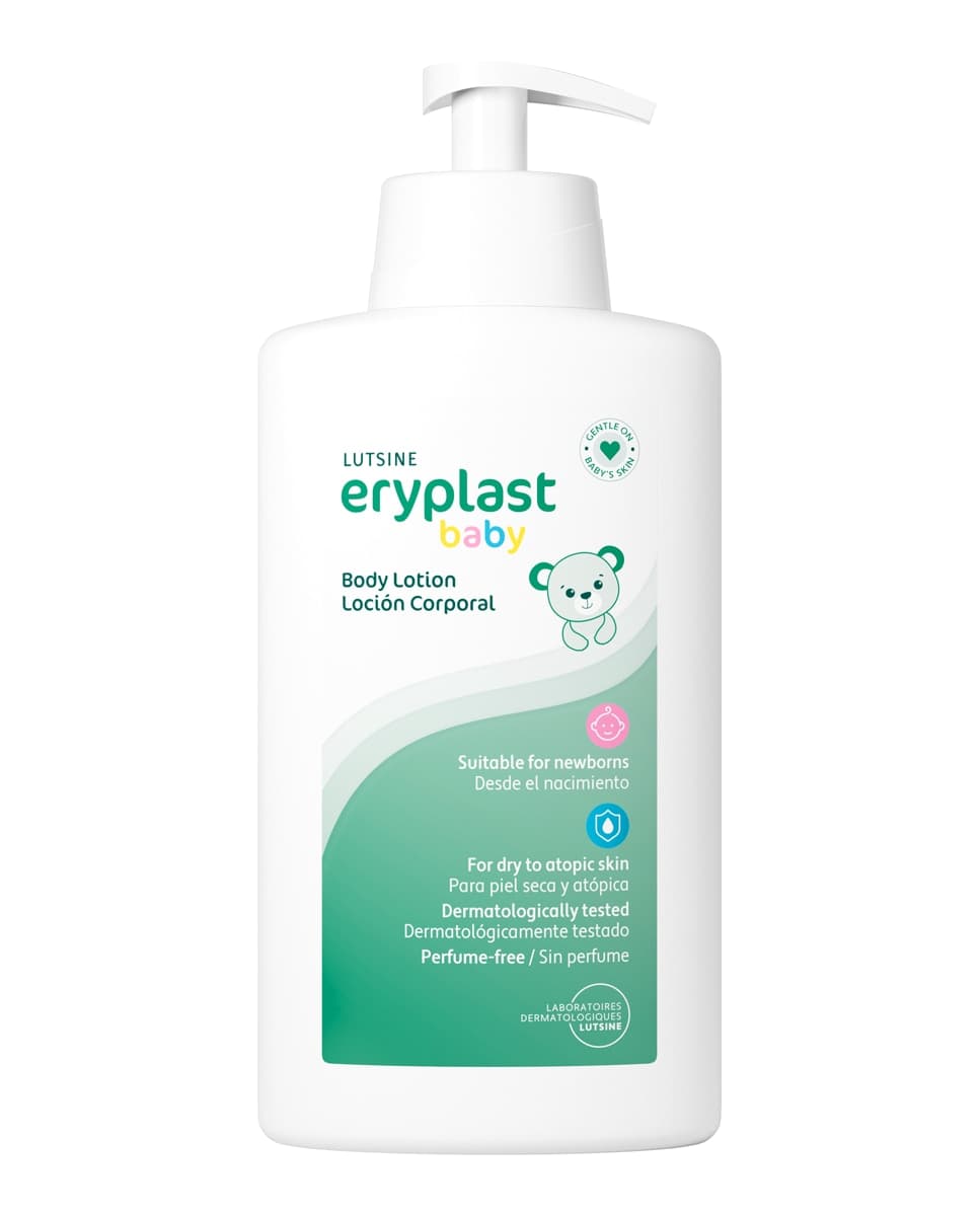 ERYPLAST - Loción corporal para piel de bebé seca y atópica 500 ml Eryplast.