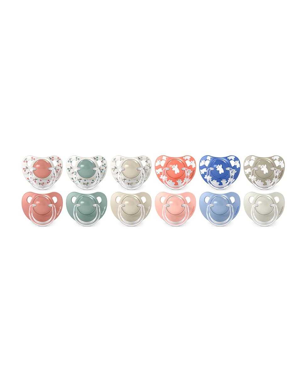Suavinex - Pack Duplo Chupete +18 meses Tetina Anatómica de Silicona Suavinex.