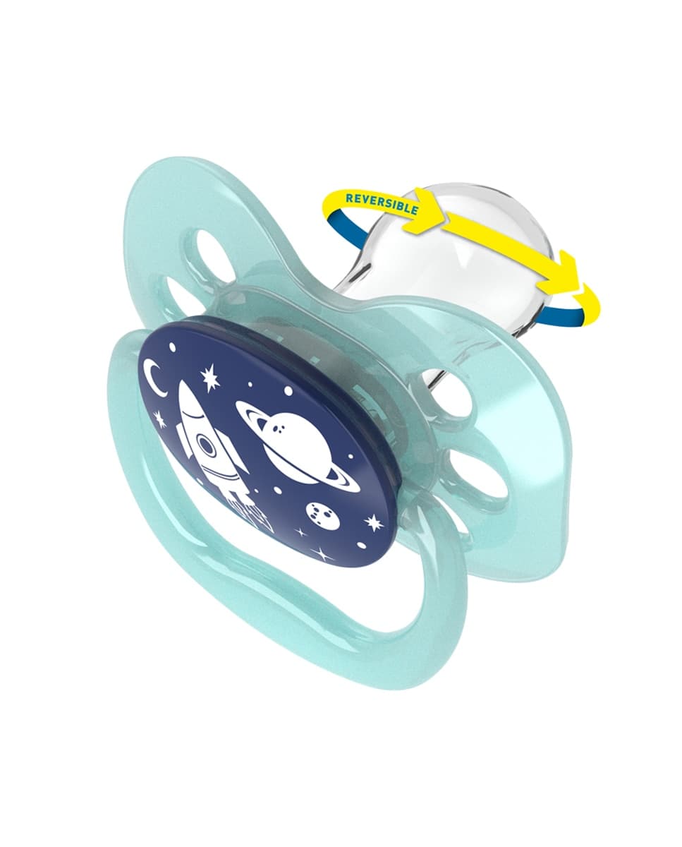 Dr. Brown's - Chupete Dr. Brown's Advantage Reversible T1 0-6 Meses. Pack 2 Und. Dr. Brown's.