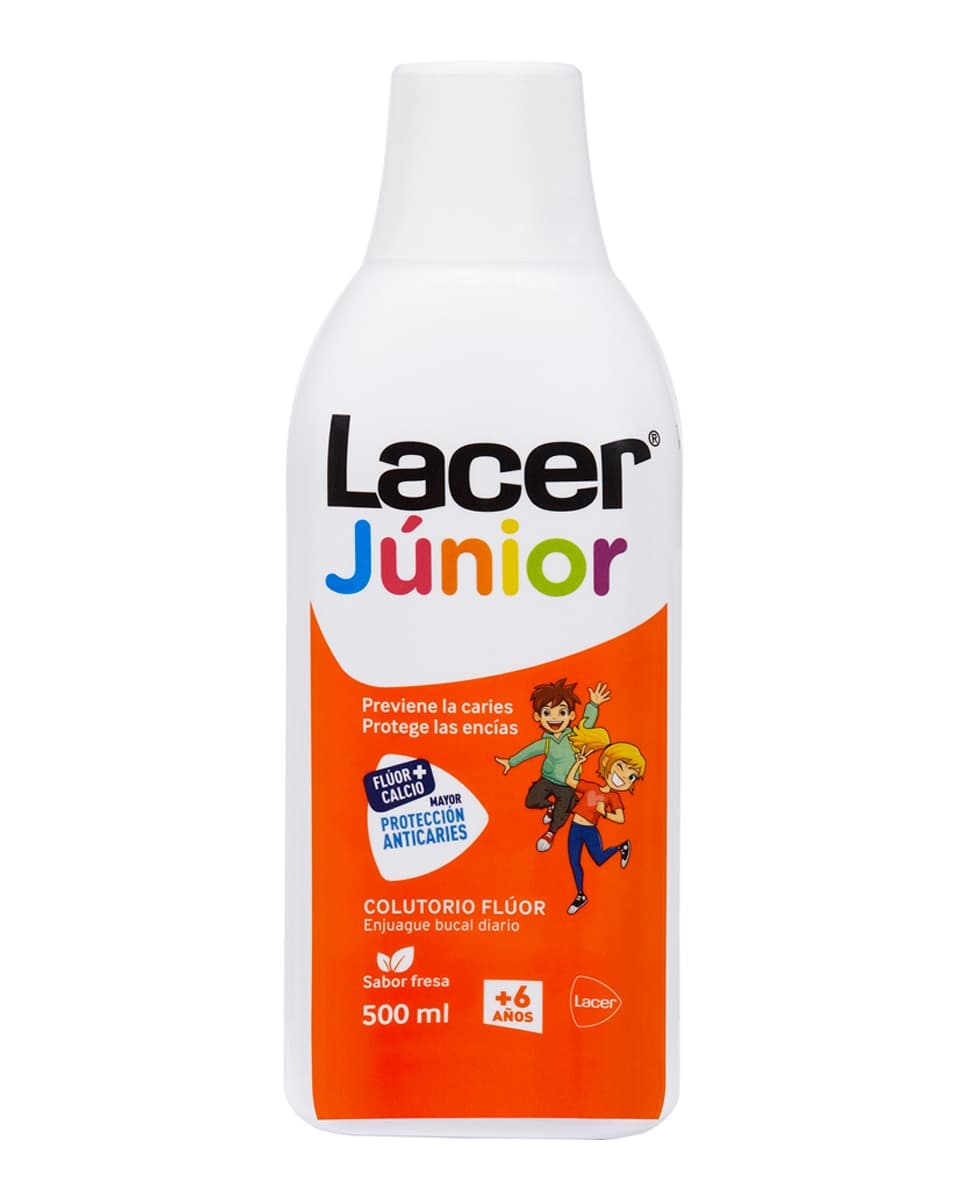 Lacer - Flúor Diario 0,05% Fresa 500 ml Lacer.