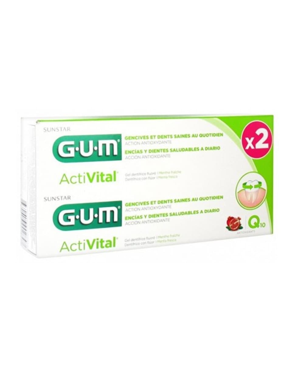 Gum - Duplo Pasta De Dientes Activital® Gum.