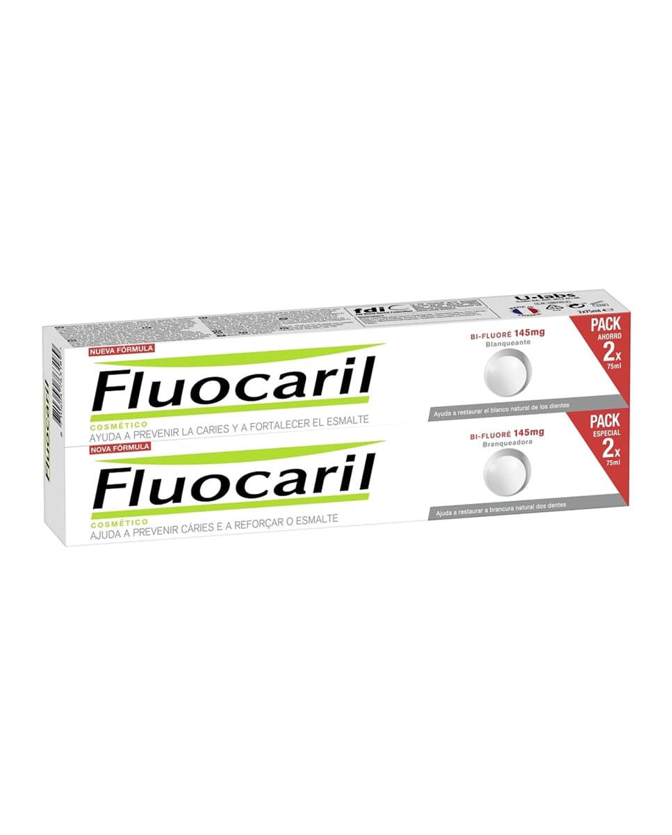 Fluocaril - Duplo Dentífrico Blanqueante Fluocaril.