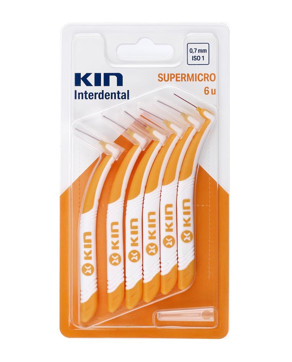 Kin - Cepillo Interdental Supermicro 0,7 mm 6 unid Kin.