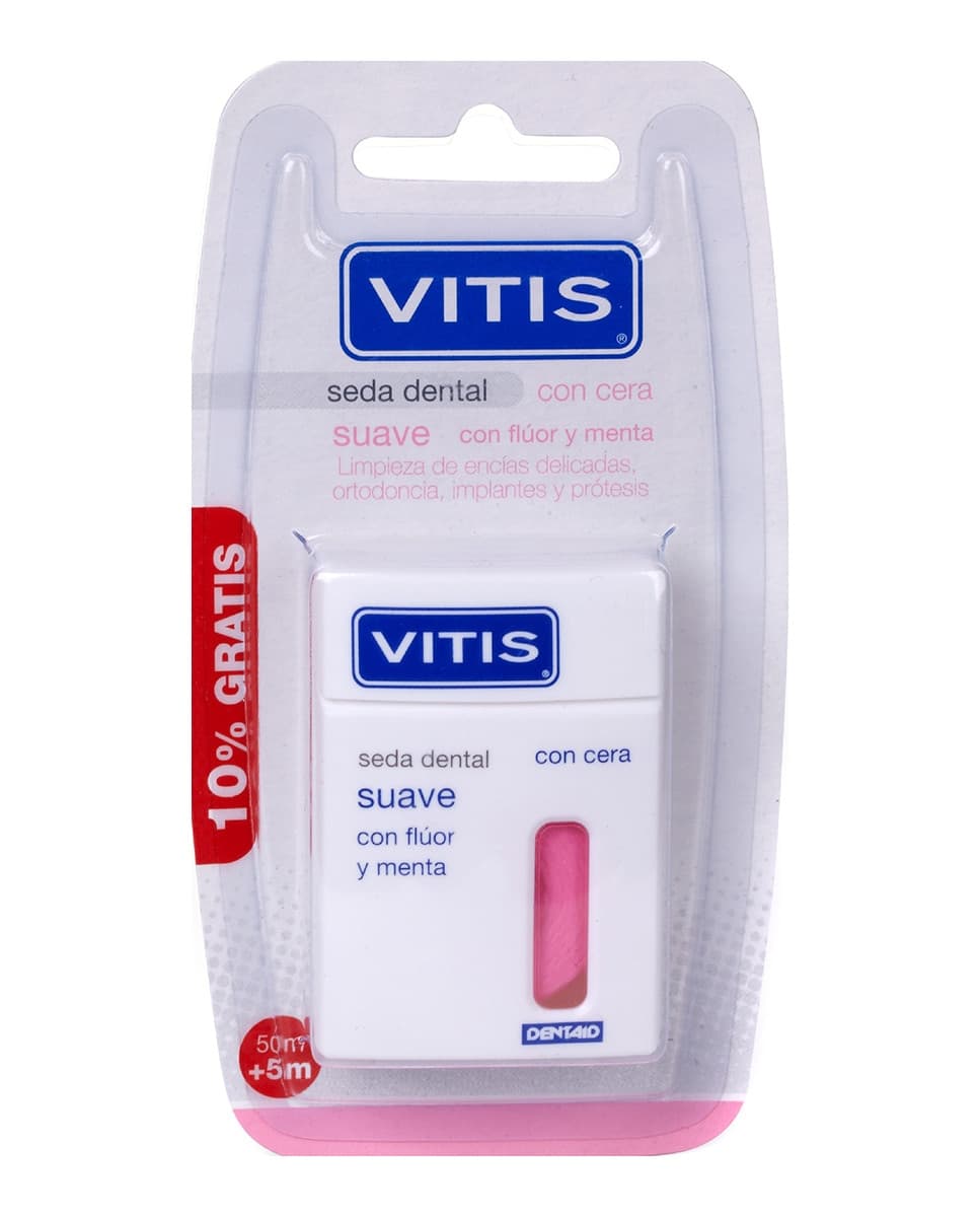 Vitis - Seda Dental Suave Flúor Menta Vitis.