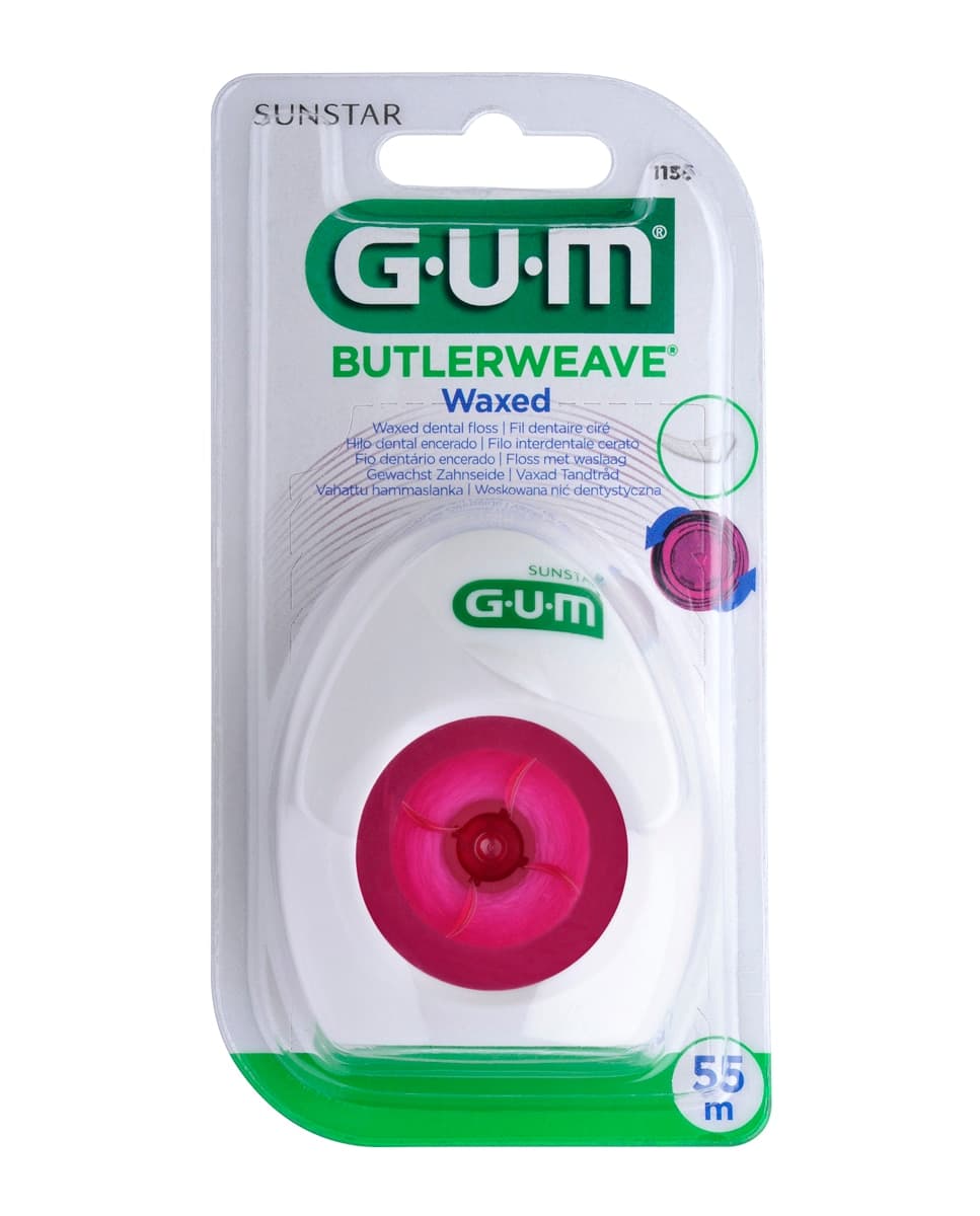 Gum - Seda dental con cera Butlerweave Gum.