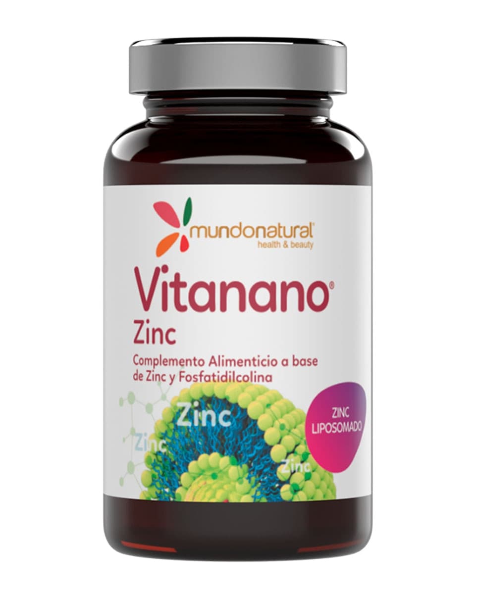 Mundo Natural - 30 Cápsulas Vitanano Zinc liposomado Mundo Natural.