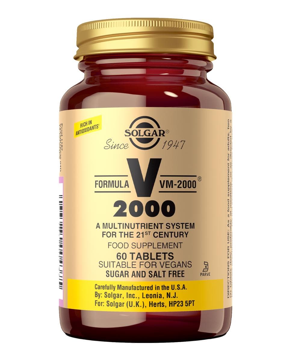 SOLGAR - 60 Comprimidos Multivitamínicos Fórmula VM-2000 Solgar.