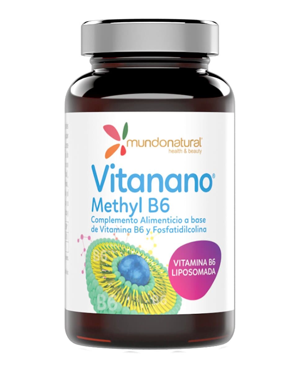 Mundo Natural - Complemento alimenticio Vitanano Methyl B6 liposomado 30 cápsulas Mundo Natural.