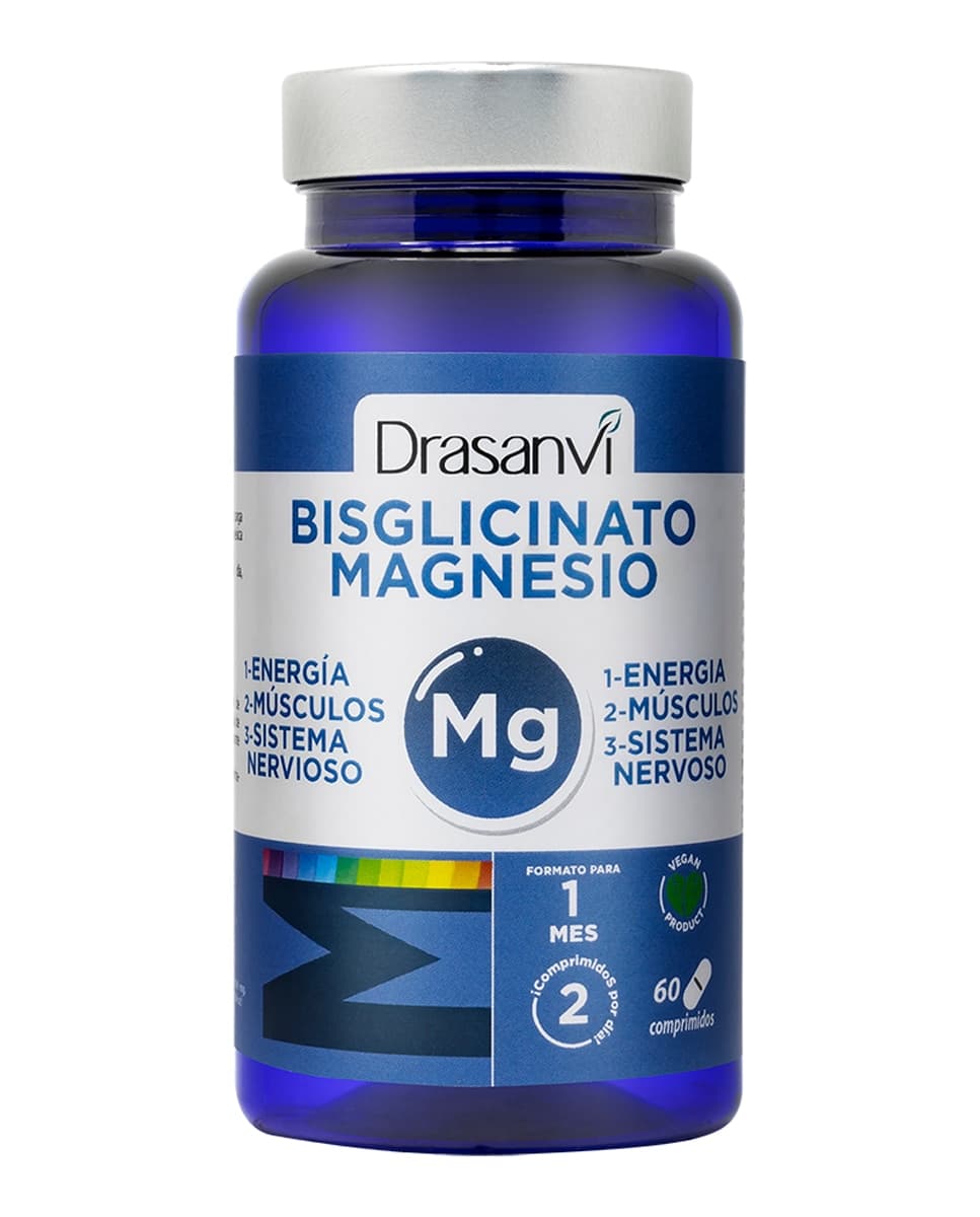 Drasanvi - Complemento alimenticio Bisglicinato de magnesio 60 comprimidos Drasanvi.