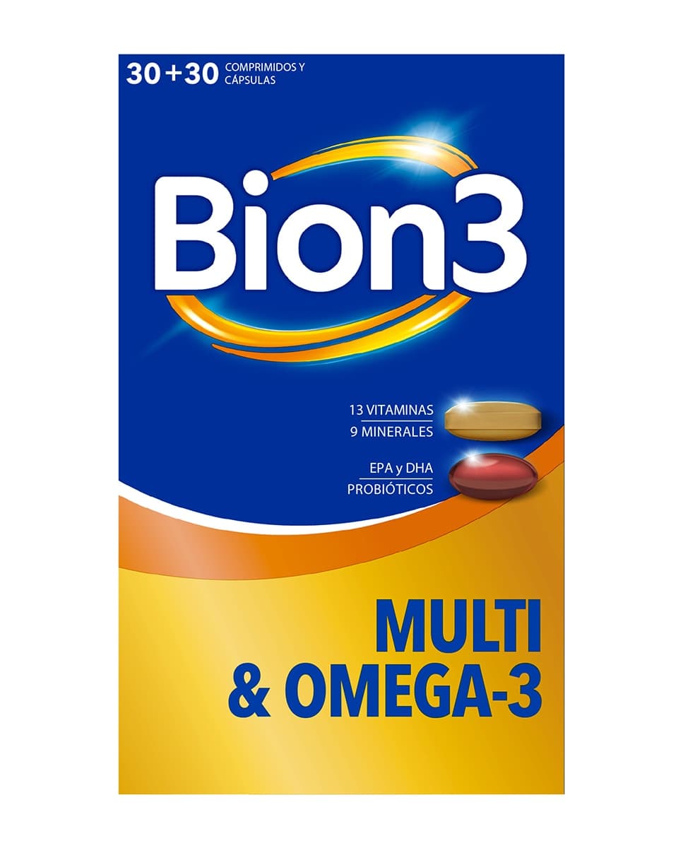 Bion3 - 30 Cápsulas Multi & Omega-3 Bion3.