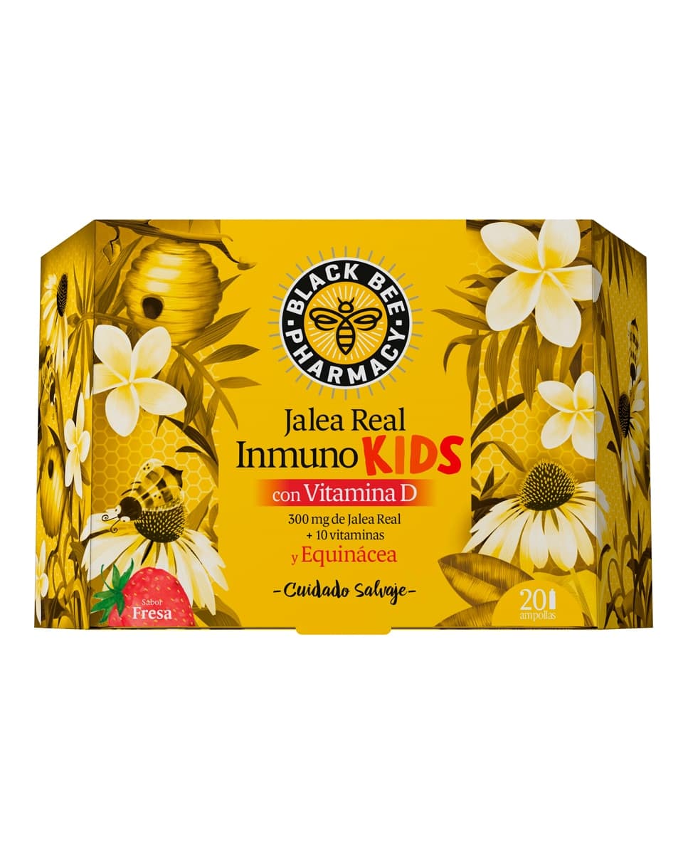 Black Bee - Jalea Black para niños 20 viales Black Bee.