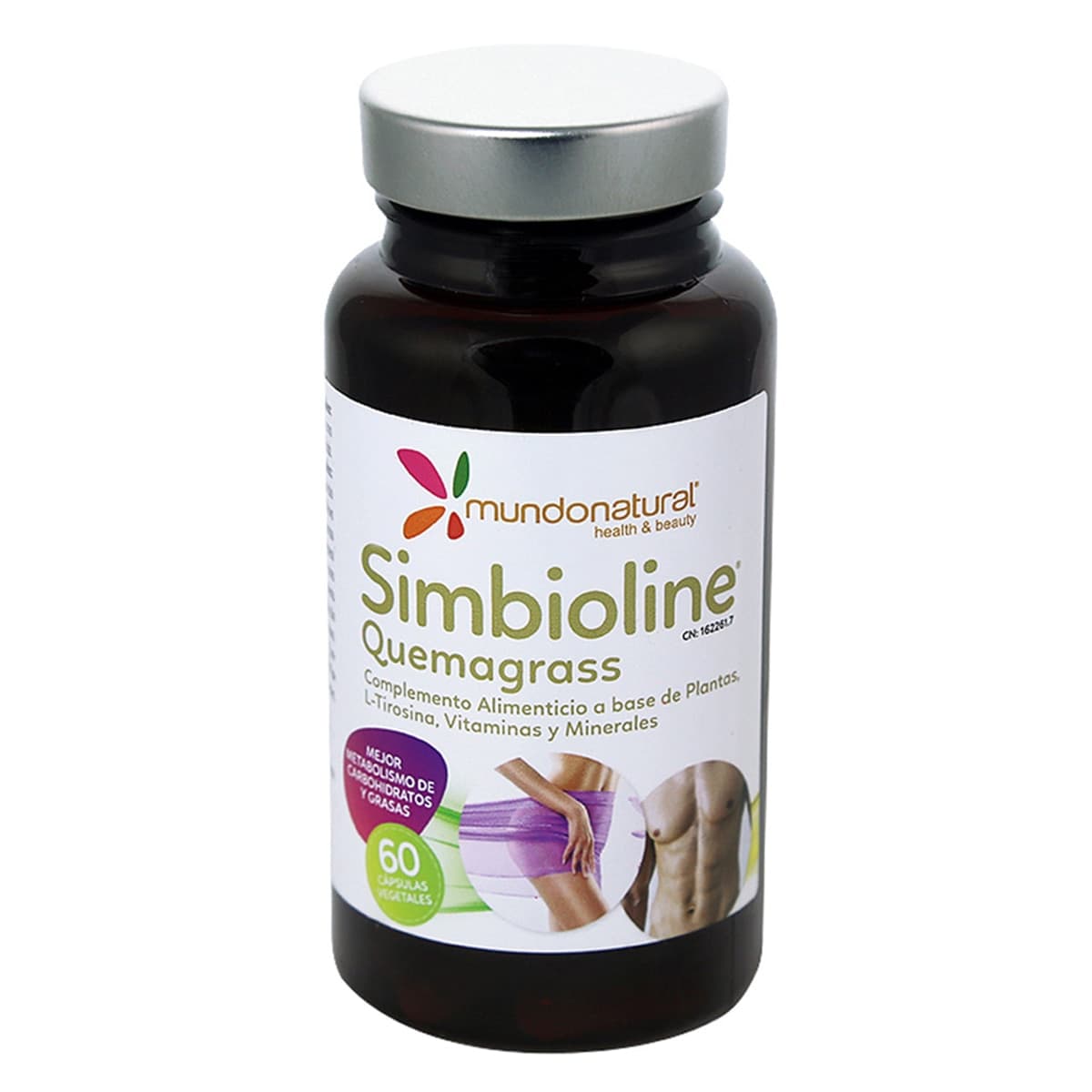 Mundo Natural - 60 cápsulas Simbioline quemagrasas Mundo Natural.