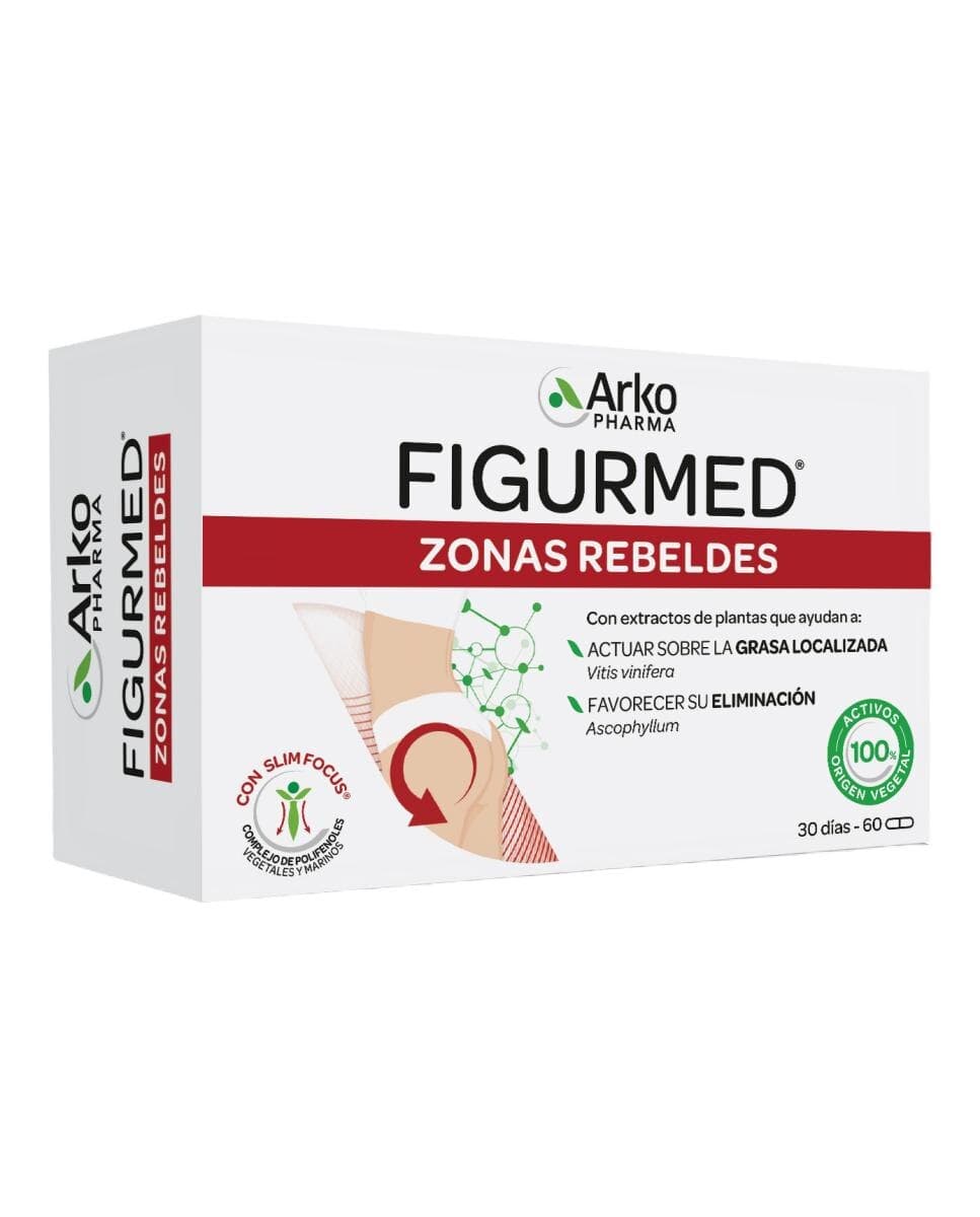 Arkopharma - Complemento Alimenticio Figurmed Zonas Rebeldes 60 Cápsulas Arkopharma.
