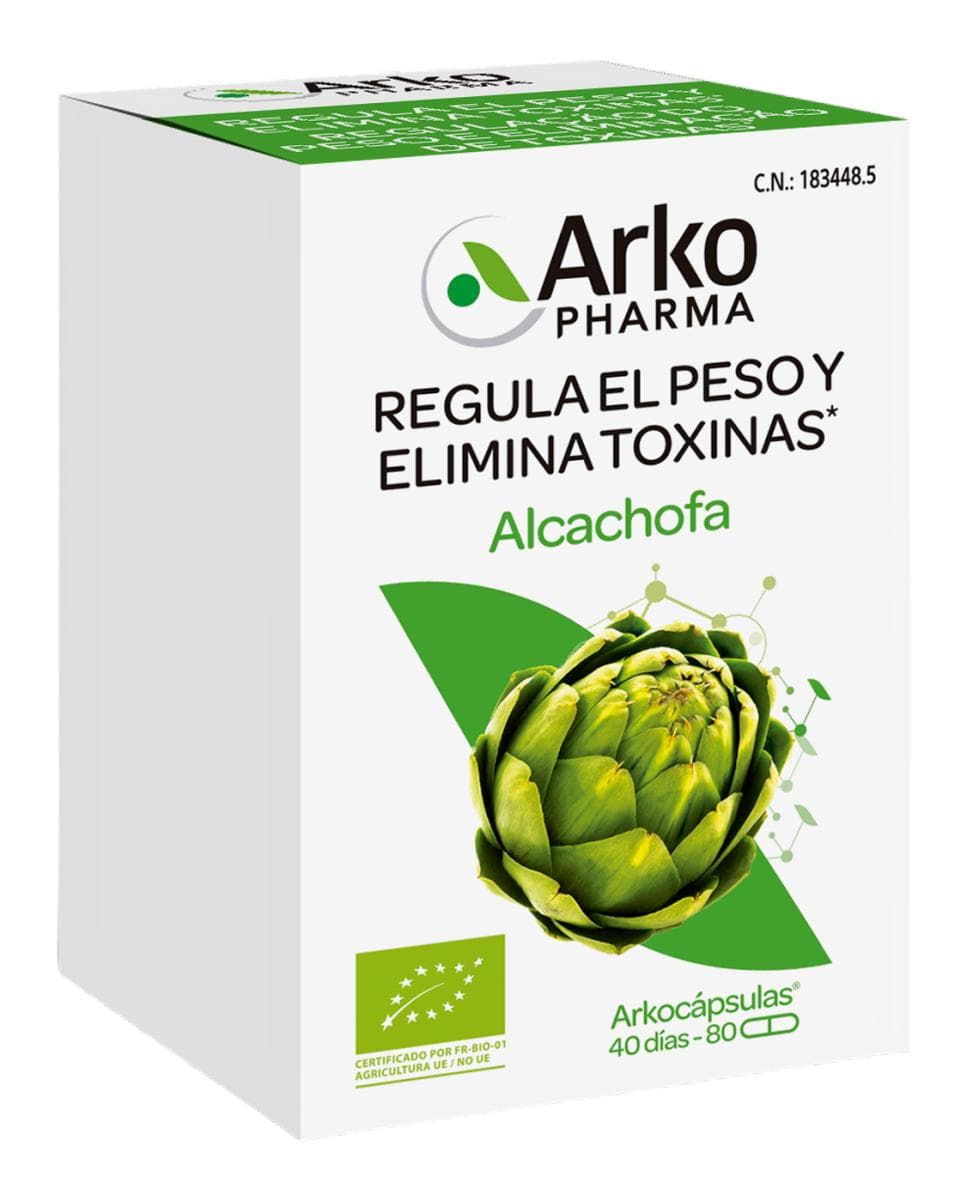 Arkopharma - 80 Cápsulas dietéticas Alcachofa Arkopharma.