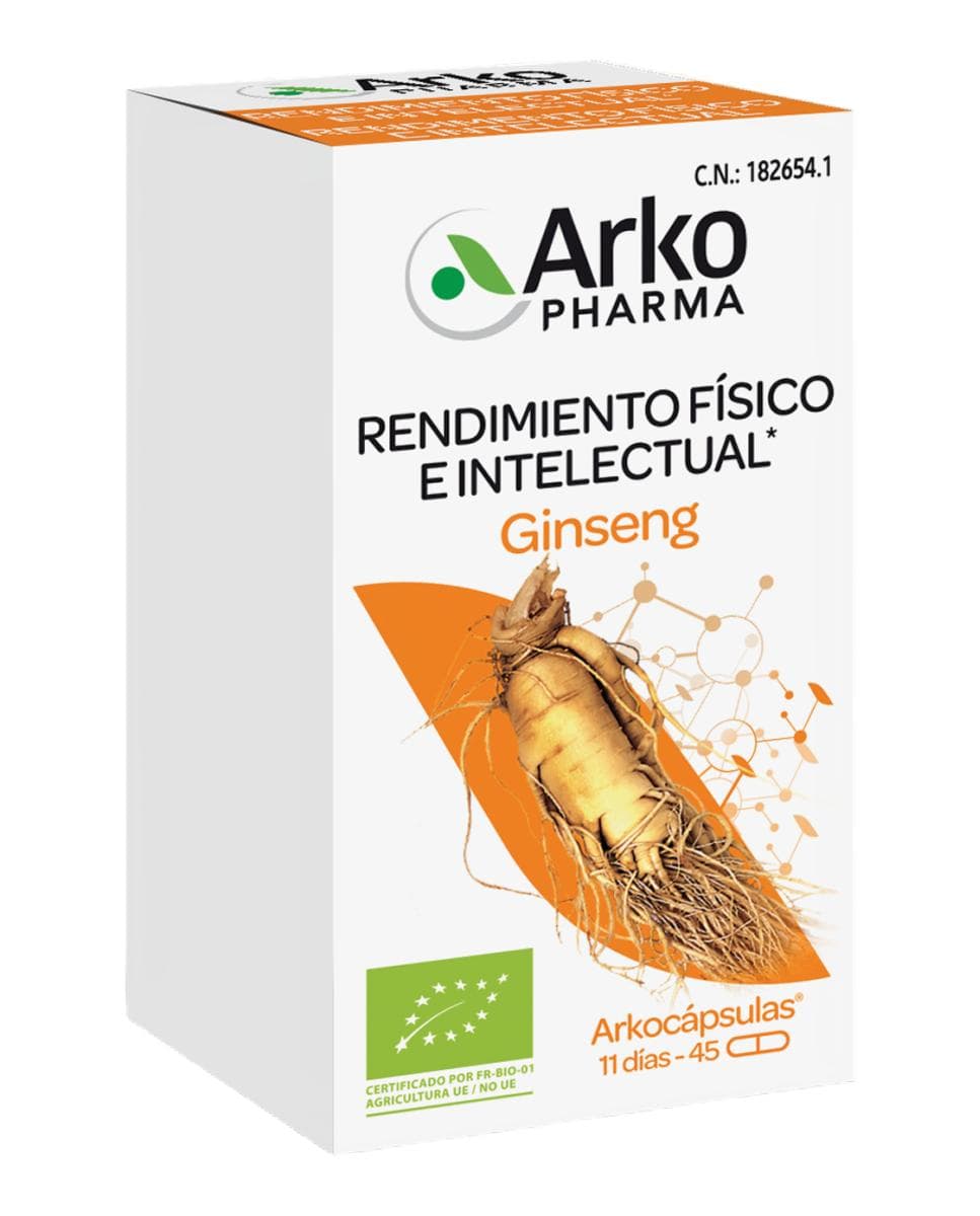 Arkopharma - 45 Cápsulasarkocápsulas Ginseng Bio Arkopharma.