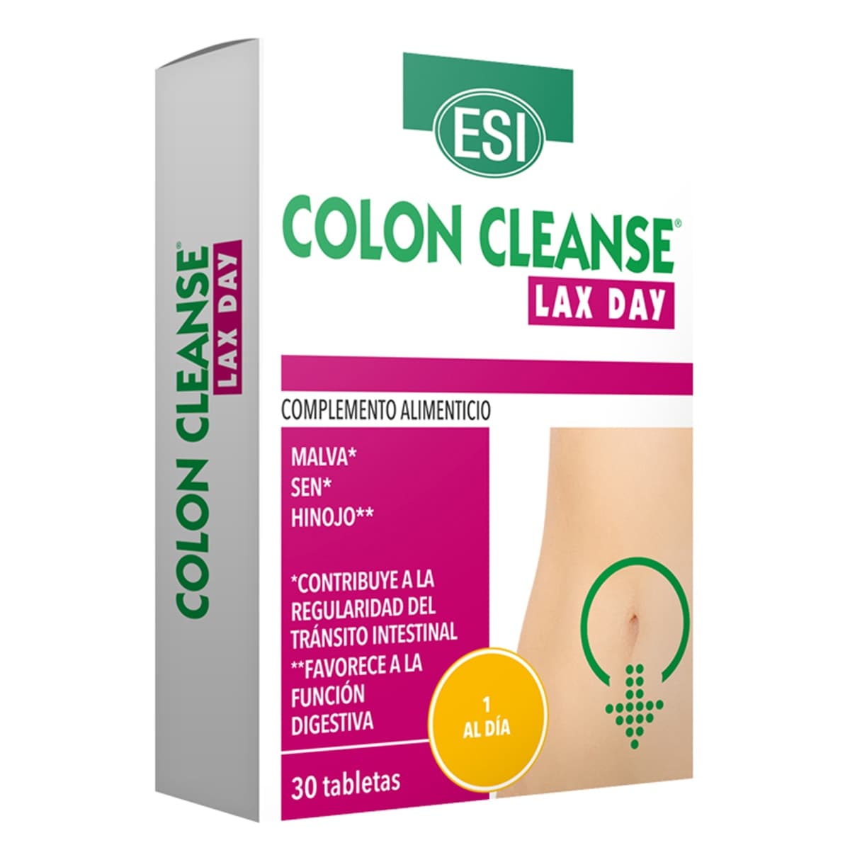 ESI - 30 Tabletas Colon Cleanse Lax Day ESI.