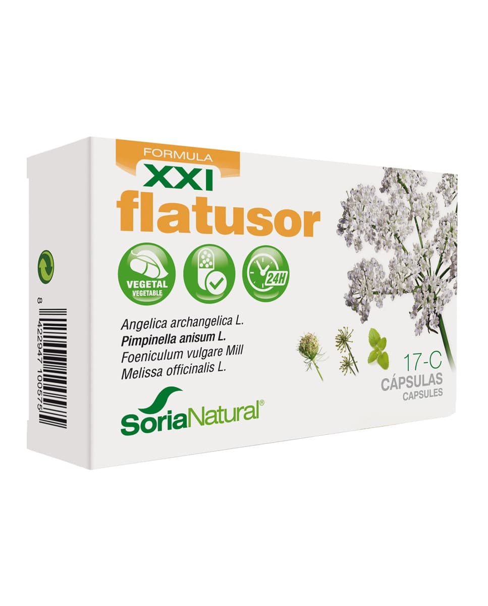 Soria Natural - 30 cápsulas Flatusor Soria Natural.