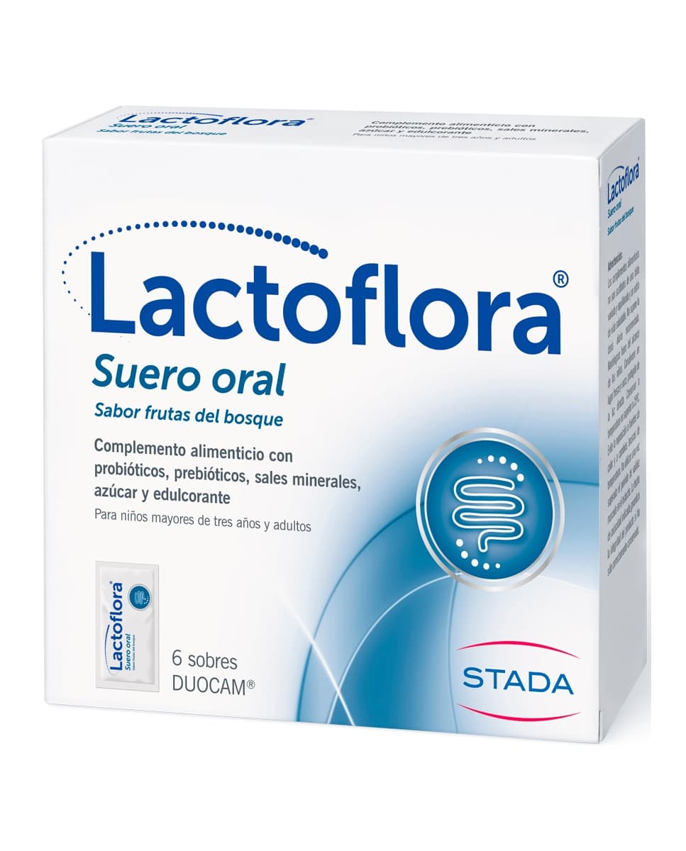 LACTOFLORA - Complemento Alimenticio Duocam 6 sobres Lactoflora.