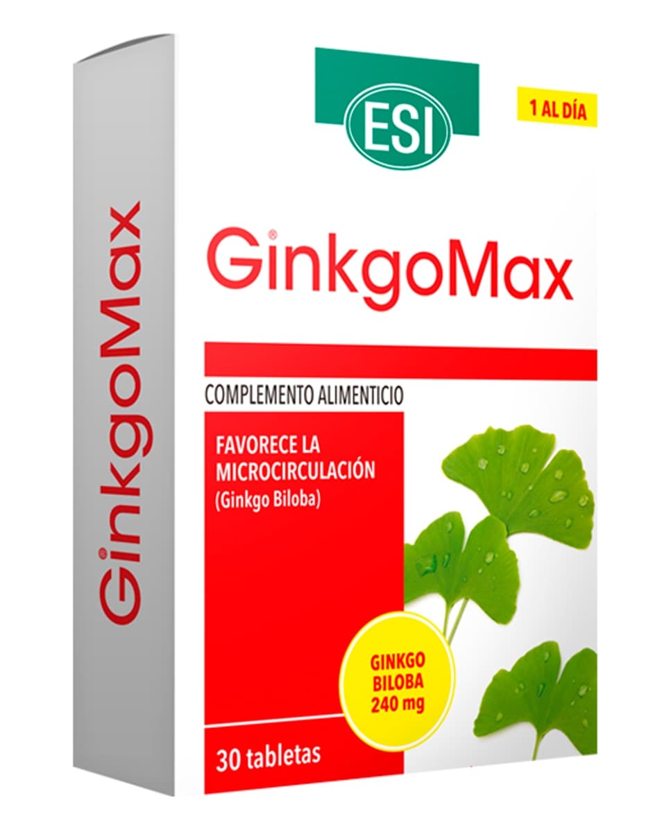 ESI - Tabletas Potenciadoras de memoria GinkgoMax ESI.