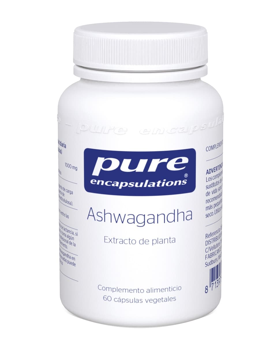 Pure Encapsulations - 60 Cápsulas Ashwagandha Pure Encapsulations.