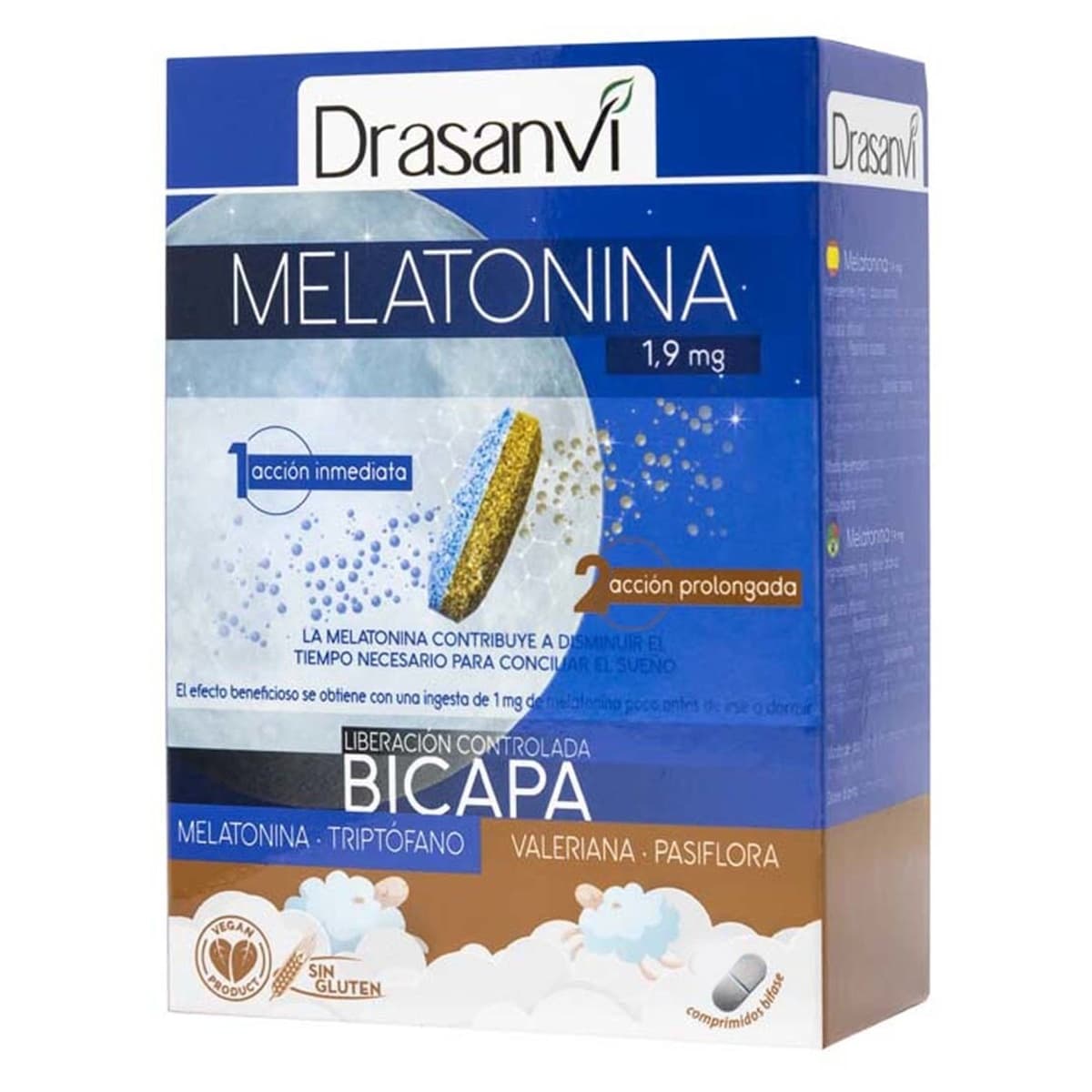 Drasanvi - Cápsulas Melatonina Bicapa Retard Drasanvi.