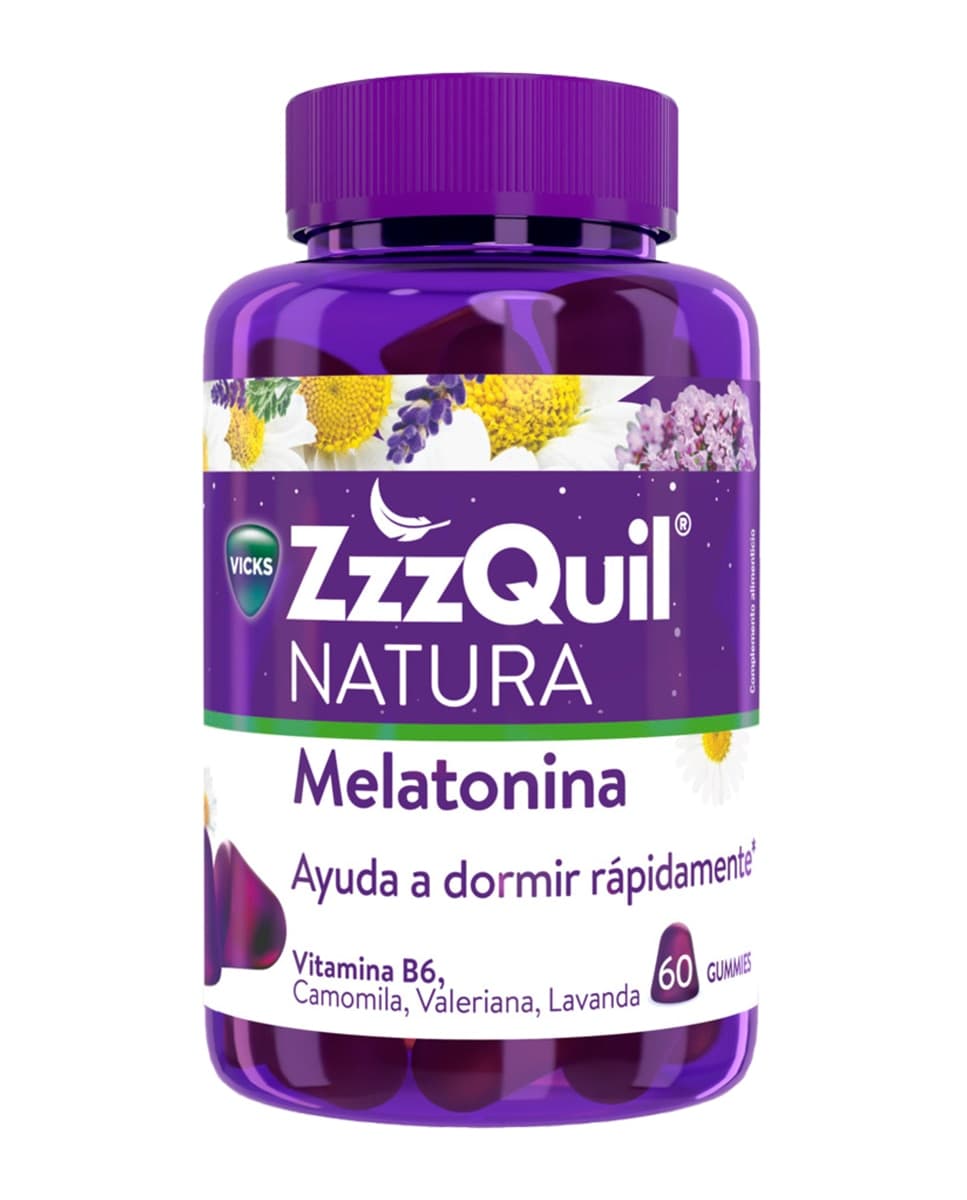 ZzzQuil - 60 Gummies Natura Melatonina Zzzquil.