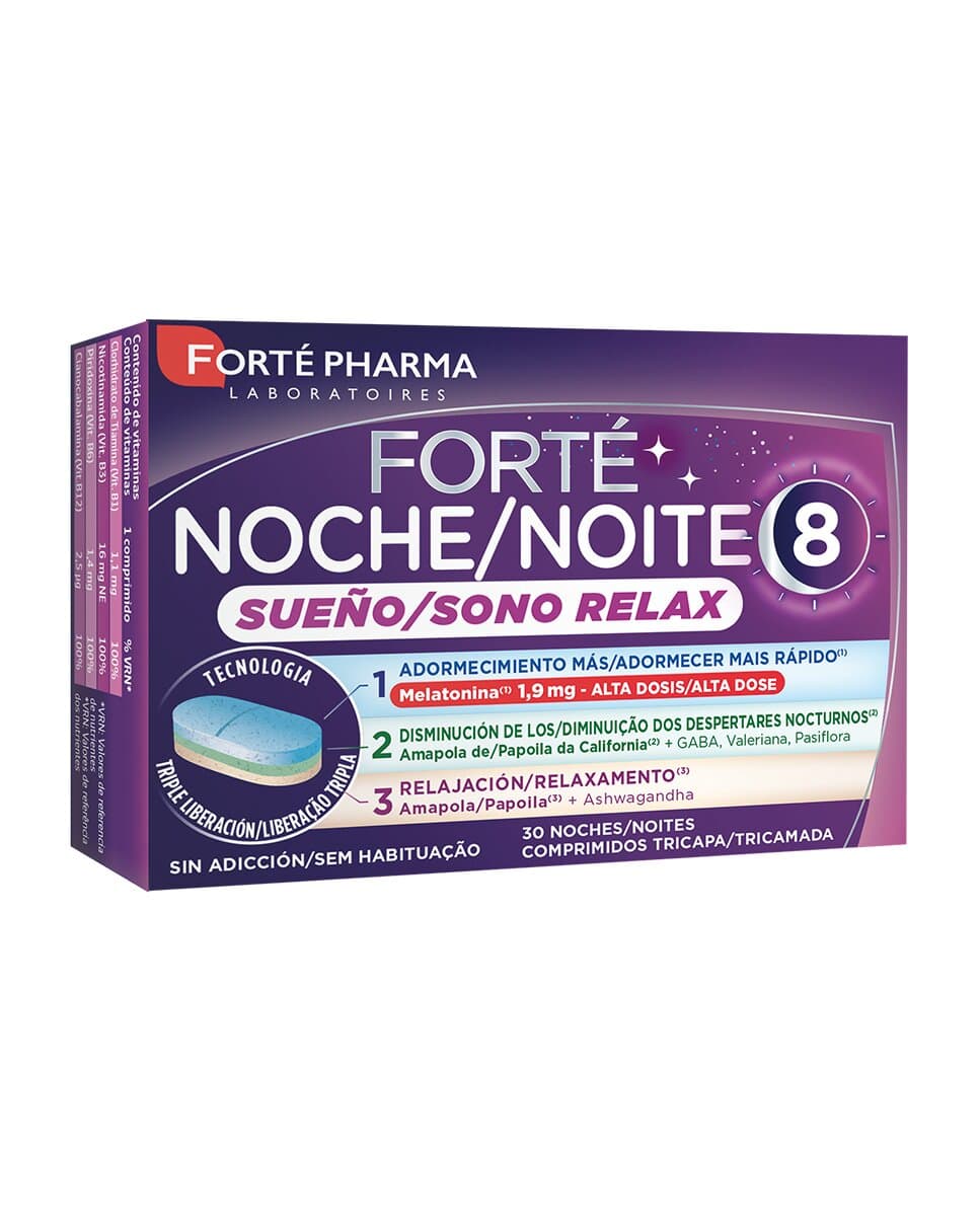 Forté - 30 Comprimidos Noche Sueño Relax Forté Pharma.