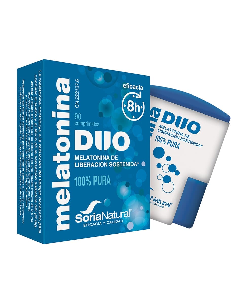Soria Natural - 90 Comprimidos Melatonina Duo Soria Natural.
