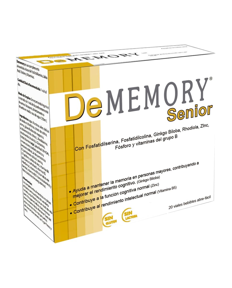 Pharma Otc - Complemento Alimenticio Dememory Senior 20 viales Pharma Otc.