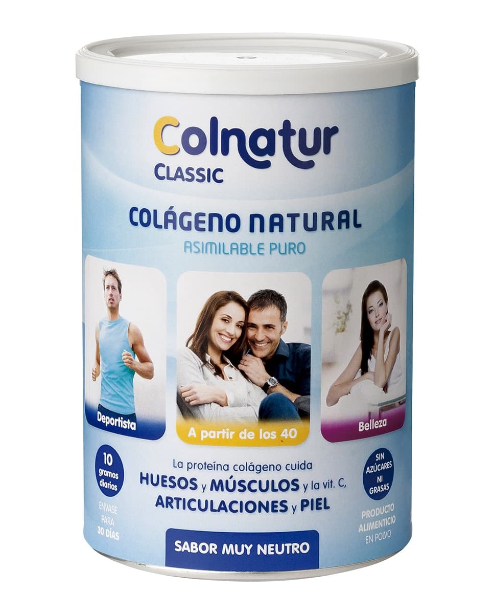Colnatur - Suplemento Nutricional Colágeno sabor Neutro 300 g Colnatur Classic.
