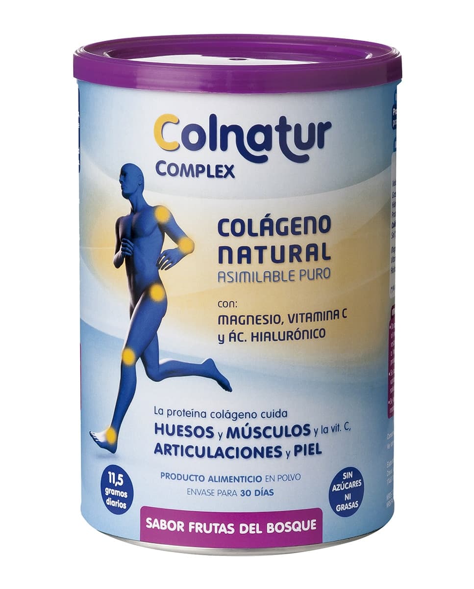 Colnatur - Colágeno Natural Sabor Frutas del Bosque 345 g Complex.