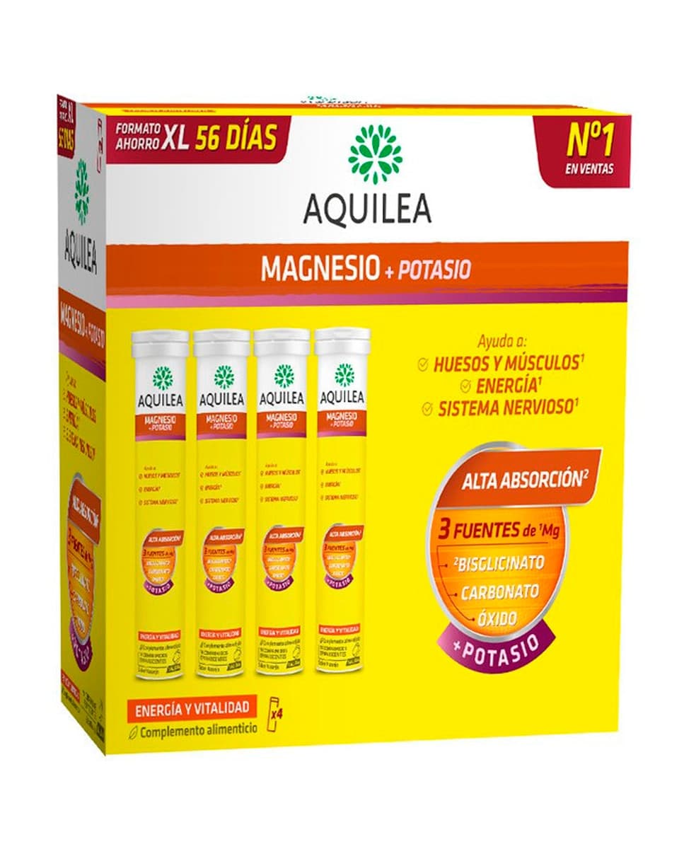 Aquilea - Complemento alimenticio Magnesio+Potasio 56 comprimidos Aquilea.
