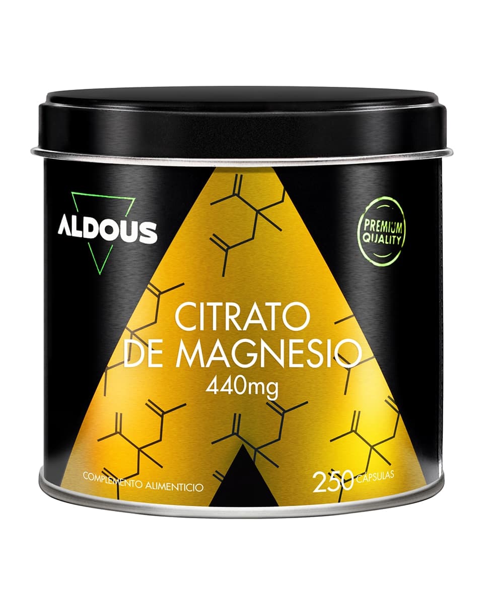 Aldous Bio - 250 Cápsulas Citrato de Magnesio Aldous.