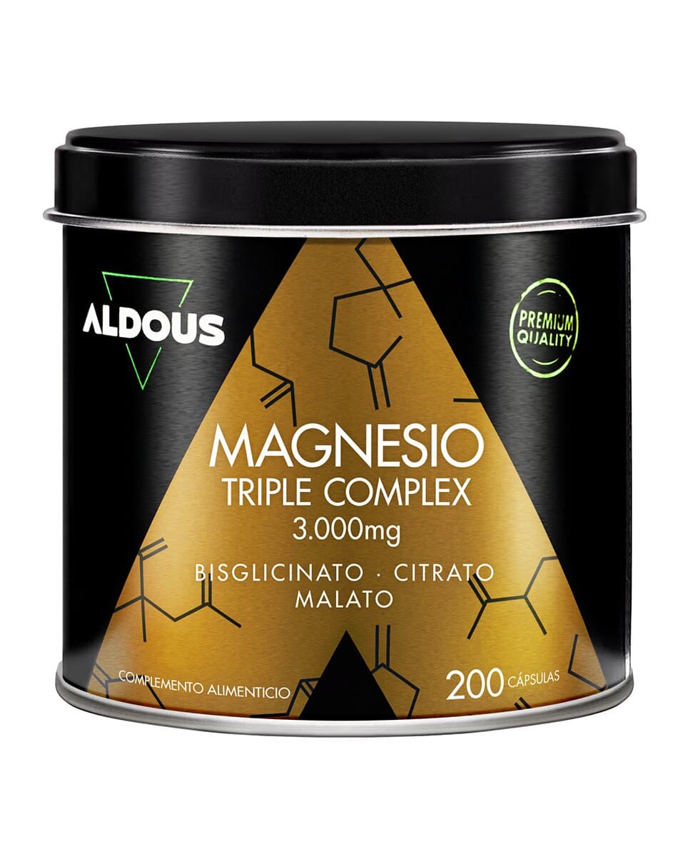 Aldous Bio - 200 Cápsulas Magnesio Complex Triple Aldous.